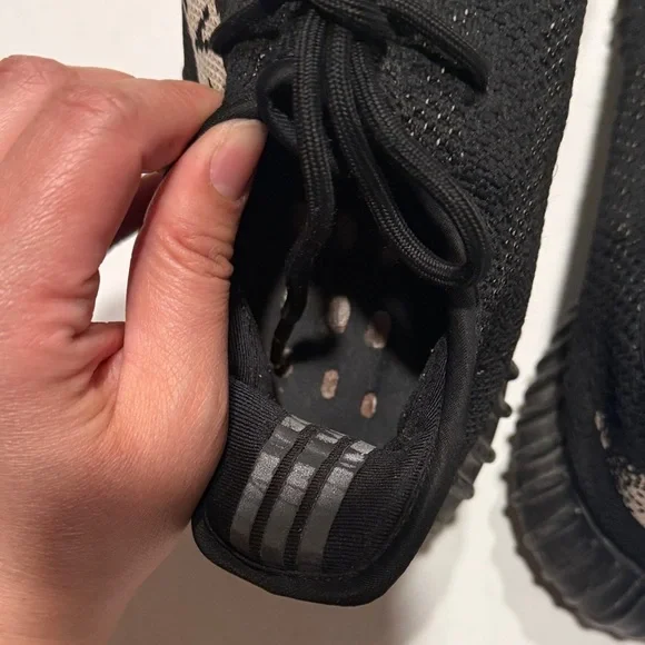 Yeezy Black and Tan Sneakers - Picture 4 of 6